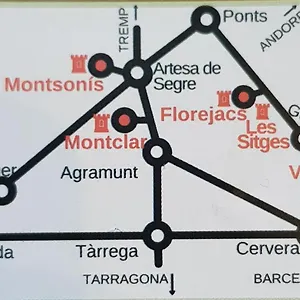 Apartamento Cal Roger Monsonis, Montsonís
